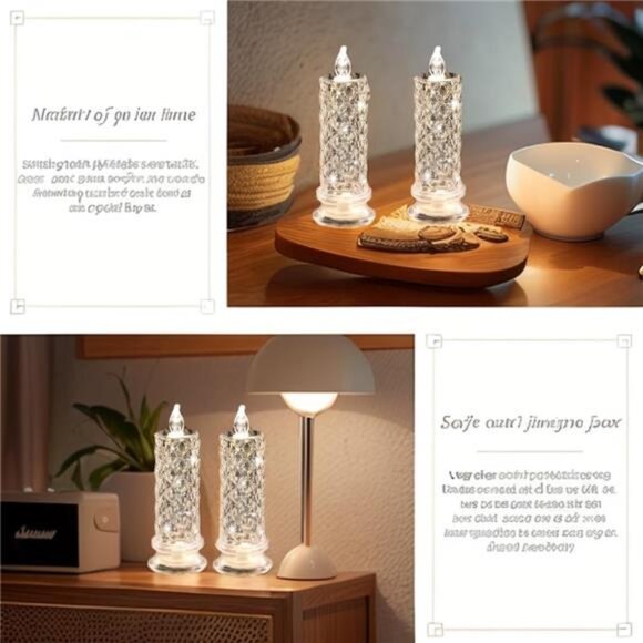 LED Flameless Candles, 6PCS Romantic Battery Operated Candles Led Pillar Candles - Picture 4 of 7